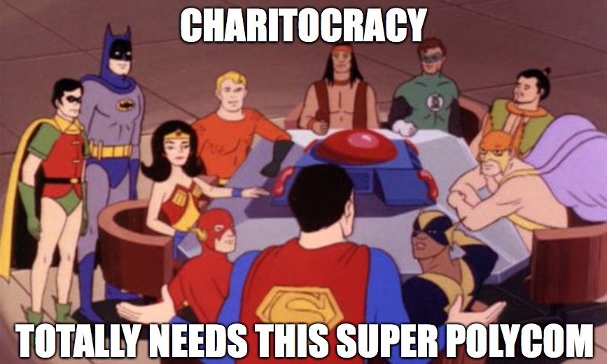 Charitocracy totally needs this Super Polycom