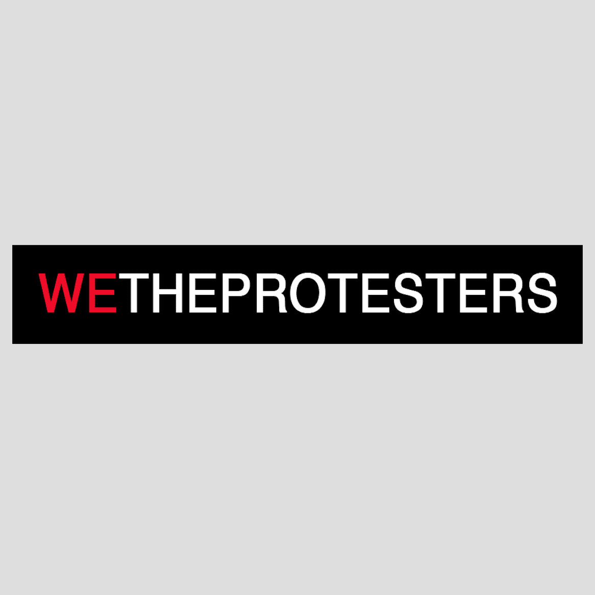 We The Protesters logo